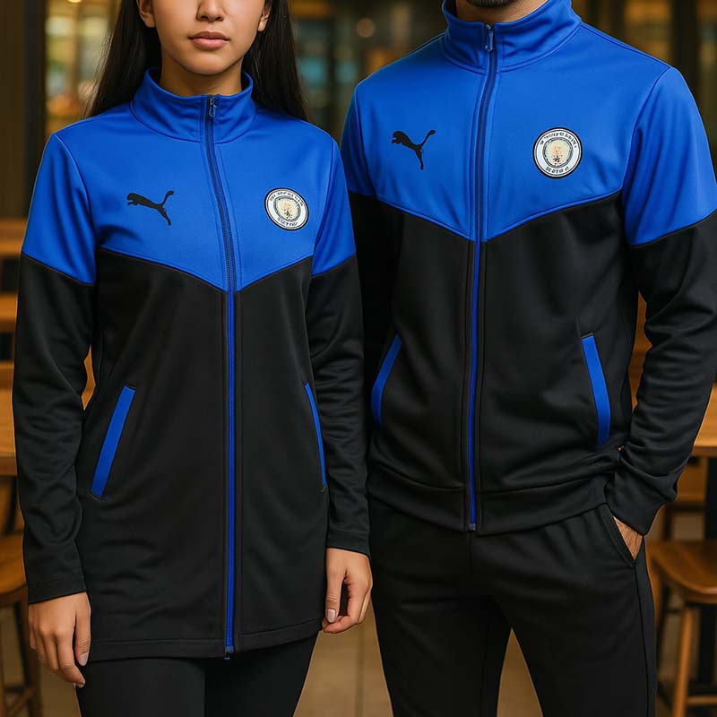 ست دو نفره سوییشرت آبی مشکی مدل Puma