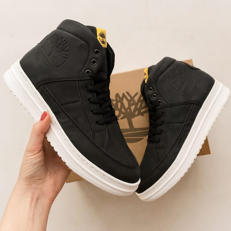 کفش ساقدار مردانه مشکی مدل R88-مشکی